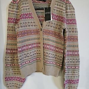 Lauren Ralph Lauren Multicolor Patterned Cardigan